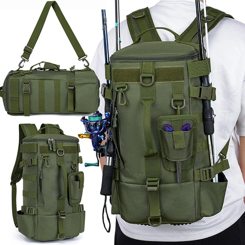 M20K Fishing Gear Storage Backpack Fishing Bag Wet Dry Separation Splash-Proof LUYA Bag Outdoor Hiking Fishing Camping Bag
M20K Fishing Gear Storage Backpack Fishing Bag Wet Dry Separation Splash-Proof LUYA Bag Outdoor Hiking Fishing Camping Bag