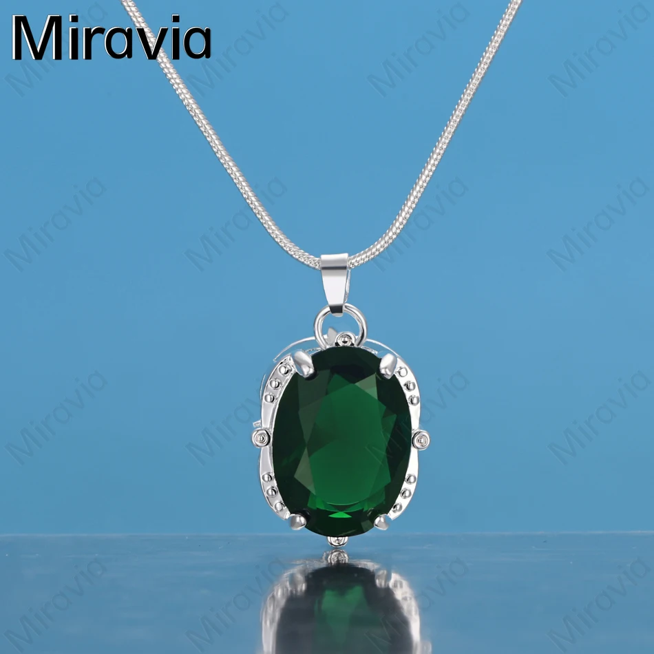 Miravia 925 Sterling Silver Round Green Zircon Pendant Necklace, Everyday Accessory For Women, Simple And Elegant Jewelry
Miravia 925 Sterling Silver Round Green Zircon Pendant Necklace, Everyday Accessory For Women, Simple And Elegant Jewelry