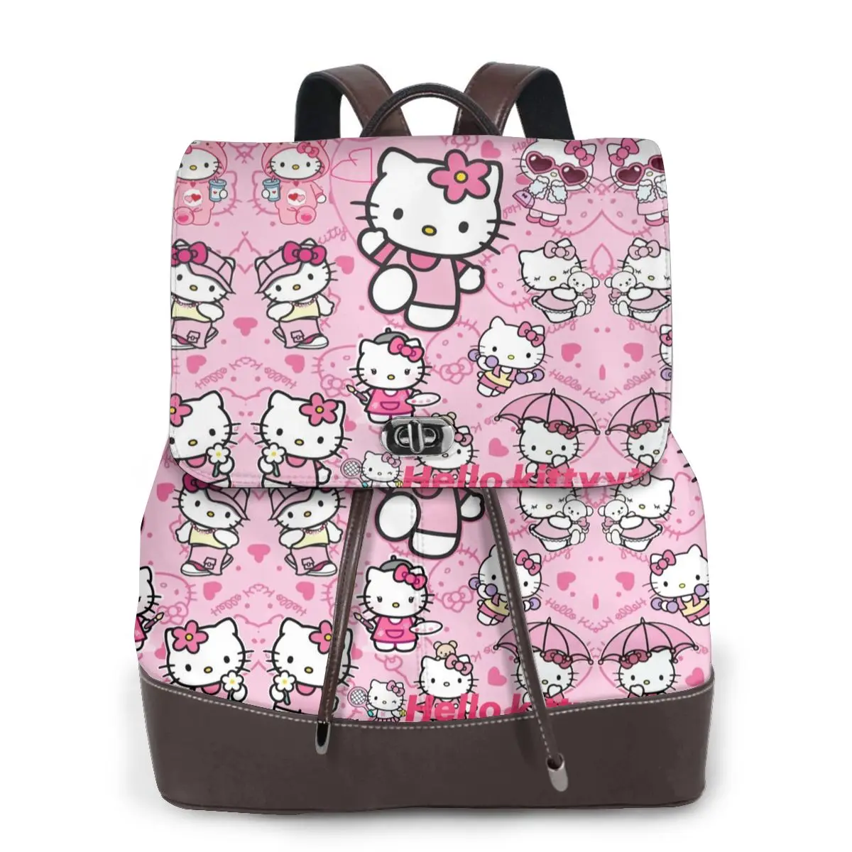 Новый женский многофункциональный рюкзак Hello Kitty, повседневная кожаная школьная сумка для девочек, модная дорожная сумка на плечо
Новый женский многофункциональный рюкзак Hello Kitty, повседневная кожаная школьная сумка для девочек, модная дорожная сумка на плечо
