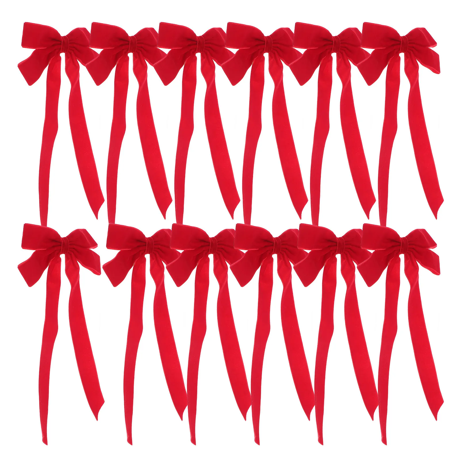 12Pcs Christmas Bow Ornaments Red Ribbon Bows Pre-Tied Vintage Small Tree Bows Front Door Wreath Garland Holiday Decor Indoor
12Pcs Christmas Bow Ornaments Red Ribbon Bows Pre-Tied Vintage Small Tree Bows Front Door Wreath Garland Holiday Decor Indoor