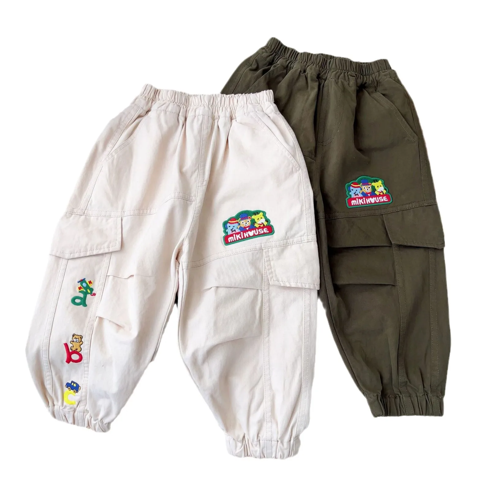 Japanese Style Children's Cartoon Refreshing Pants 25 Spring New Washed Cotton Playful Letter Male And Female Pants Casual Work
Japanese Style Children's Cartoon Refreshing Pants 25 Spring New Washed Cotton Playful Letter Male And Female Pants Casual Work