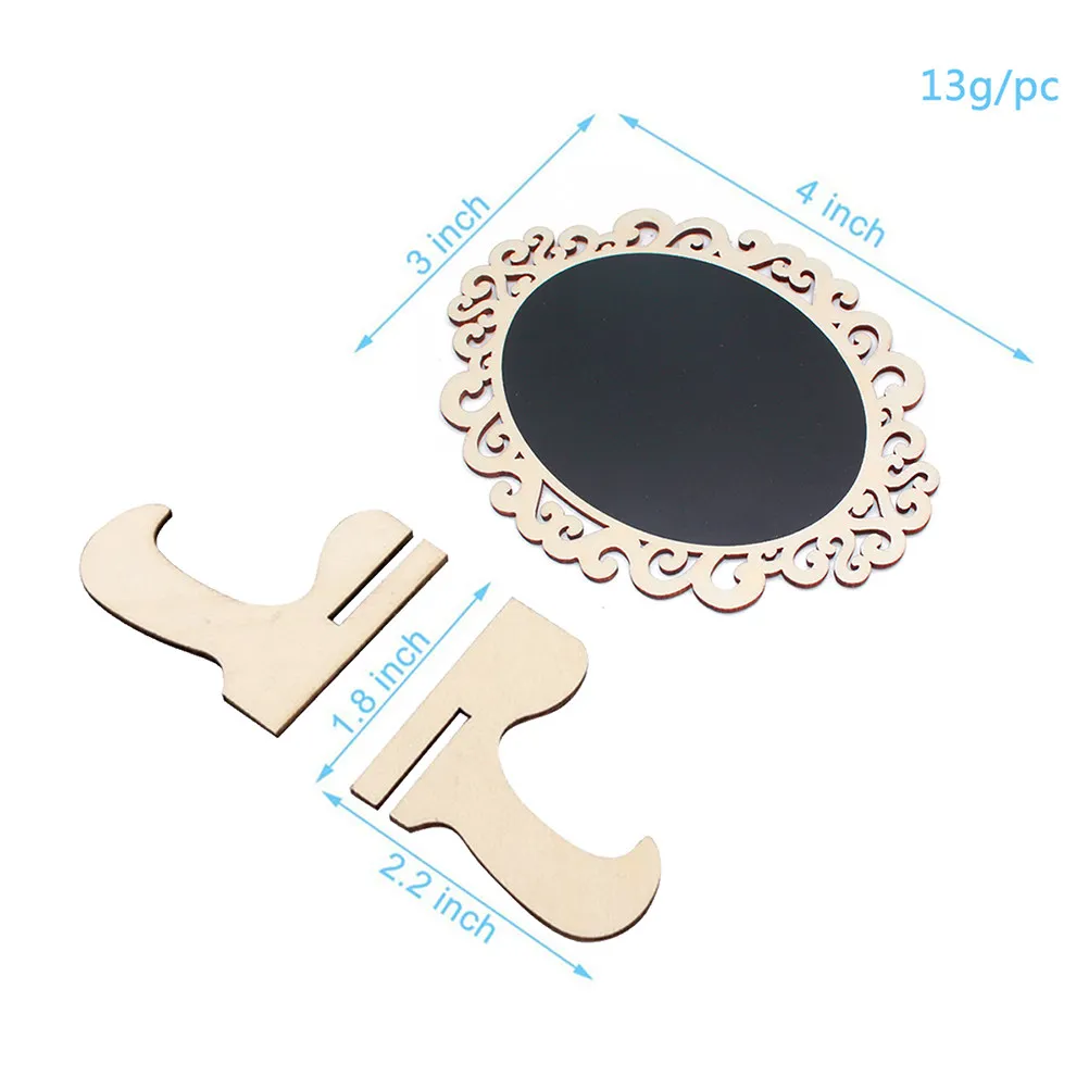 20Pcs Mini Blackboard Pack Fashionable Wooden Chalkboard with Sturdy Stand for Food Signs Place Cards Name Tags Bakery Coffee
20Pcs Mini Blackboard Pack Fashionable Wooden Chalkboard with Sturdy Stand for Food Signs Place Cards Name Tags Bakery Coffee