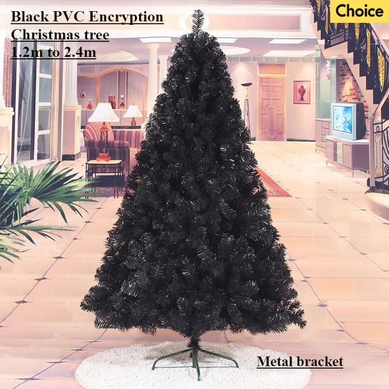 Artificial Black Christmas Tree PVC Encrypted Material Christmas Tree 1.2m To 2.4m Christmas Party Atmosphere Decorations
Artificial Black Christmas Tree PVC Encrypted Material Christmas Tree 1.2m To 2.4m Christmas Party Atmosphere Decorations