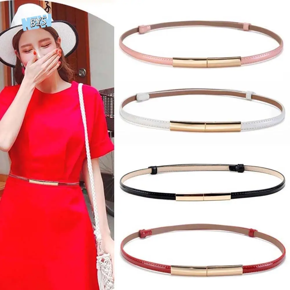 Adjustable Patent Leather Belt Solid Color Durable Thin Buckle Belt Clothes Accessories Versatile Women Waistband Girls
Adjustable Patent Leather Belt Solid Color Durable Thin Buckle Belt Clothes Accessories Versatile Women Waistband Girls
