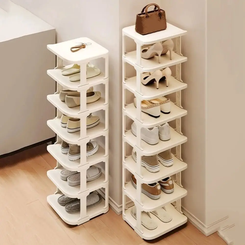 Removable Vertical Shoe Rack Stackable 2-8 Layers Shoes Storage Organizer Anti-drop Large Capacity Standing Shoe Shelf Corner
Removable Vertical Shoe Rack Stackable 2-8 Layers Shoes Storage Organizer Anti-drop Large Capacity Standing Shoe Shelf Corner