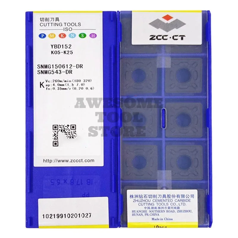 ZCCCT Original SNMG150612-DR Carbide Insert CNC Turning Tools YBC251 YBC252 YBC351 YBD102 YBD152 for Metalworking
ZCCCT Original SNMG150612-DR Carbide Insert CNC Turning Tools YBC251 YBC252 YBC351 YBD102 YBD152 for Metalworking