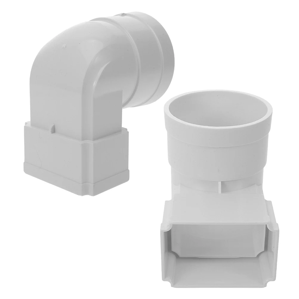 2Pcs Drainage Pipes Durable Plastic Downspout Adapter for Roof Rainwater Gutter Easy Installation Low Maintenance Suitable Homes
2Pcs Drainage Pipes Durable Plastic Downspout Adapter for Roof Rainwater Gutter Easy Installation Low Maintenance Suitable Homes