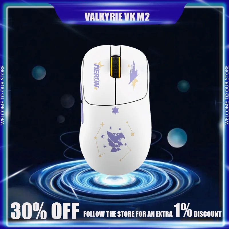 VALKYRIE VK M2 Series Wireless Charging Stand PAW3950 E-sports Mouse 42000DPI 8K Wireless Three Mode Sensor 59g Lightweight 
VALKYRIE VK M2 Series Wireless Charging Stand PAW3950 E-sports Mouse 42000DPI 8K Wireless Three Mode Sensor 59g Lightweight