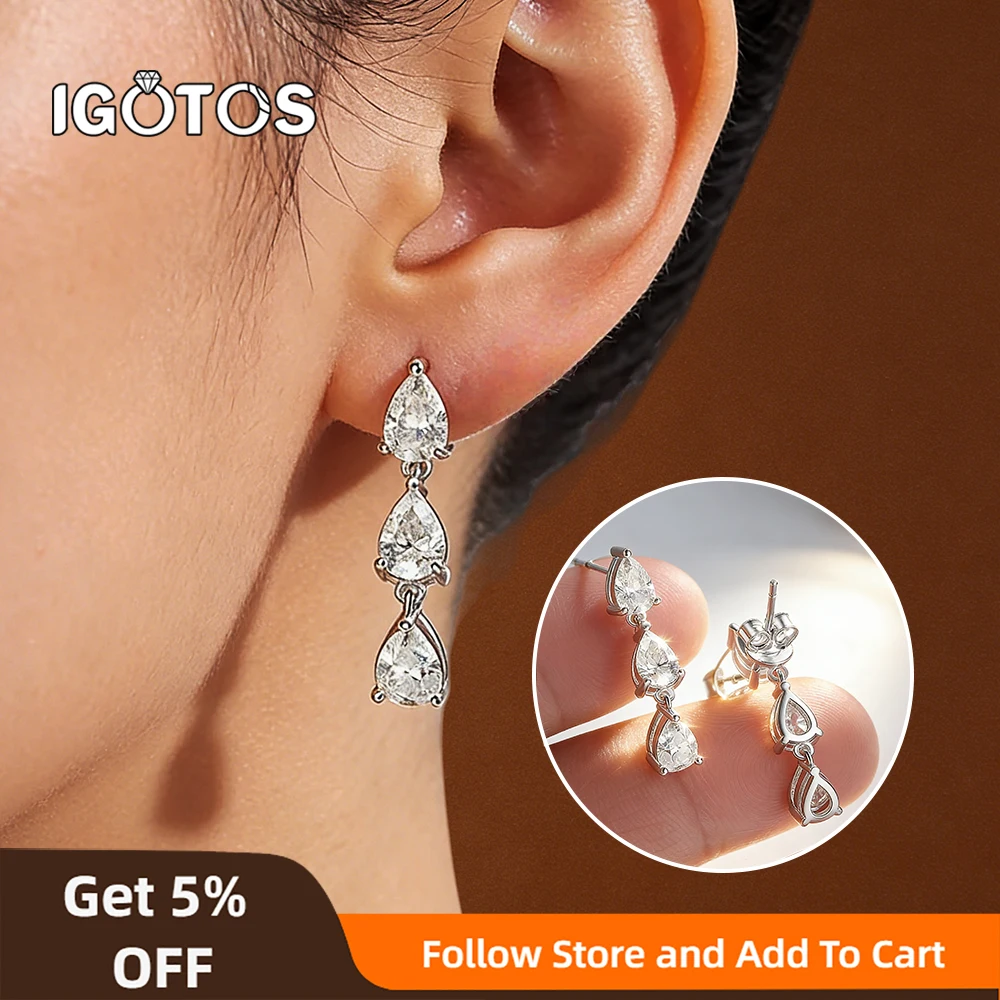 Серьги-подвески с муассанитом грушевидной огранки 4*6 мм для женщин, сертифицированные GRA, из стерлингового серебра 925 пробы, с тремя камнями, в виде бриллиантов, подарок
Серьги-подвески с муассанитом грушевидной огранки 4*6 мм для женщин, сертифицированные GRA, из стерлингового серебра 925 пробы, с тремя камнями, в виде бриллиантов, подарок