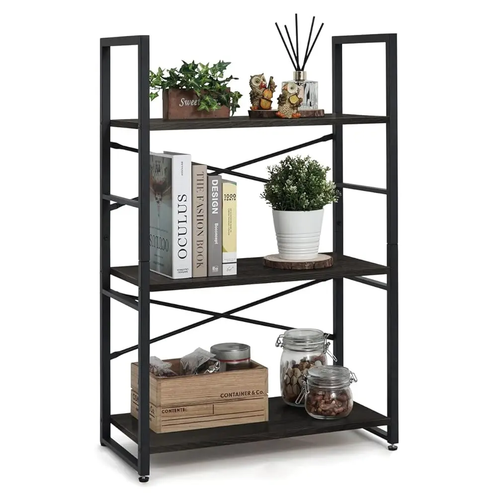 3 Tier Small Bookshelf, 24 H Width Free Standing Shelf, Bookcase Shelf Storage Organizer, Industrial Book Shelves For Home
3 Tier Small Bookshelf, 24 H Width Free Standing Shelf, Bookcase Shelf Storage Organizer, Industrial Book Shelves For Home