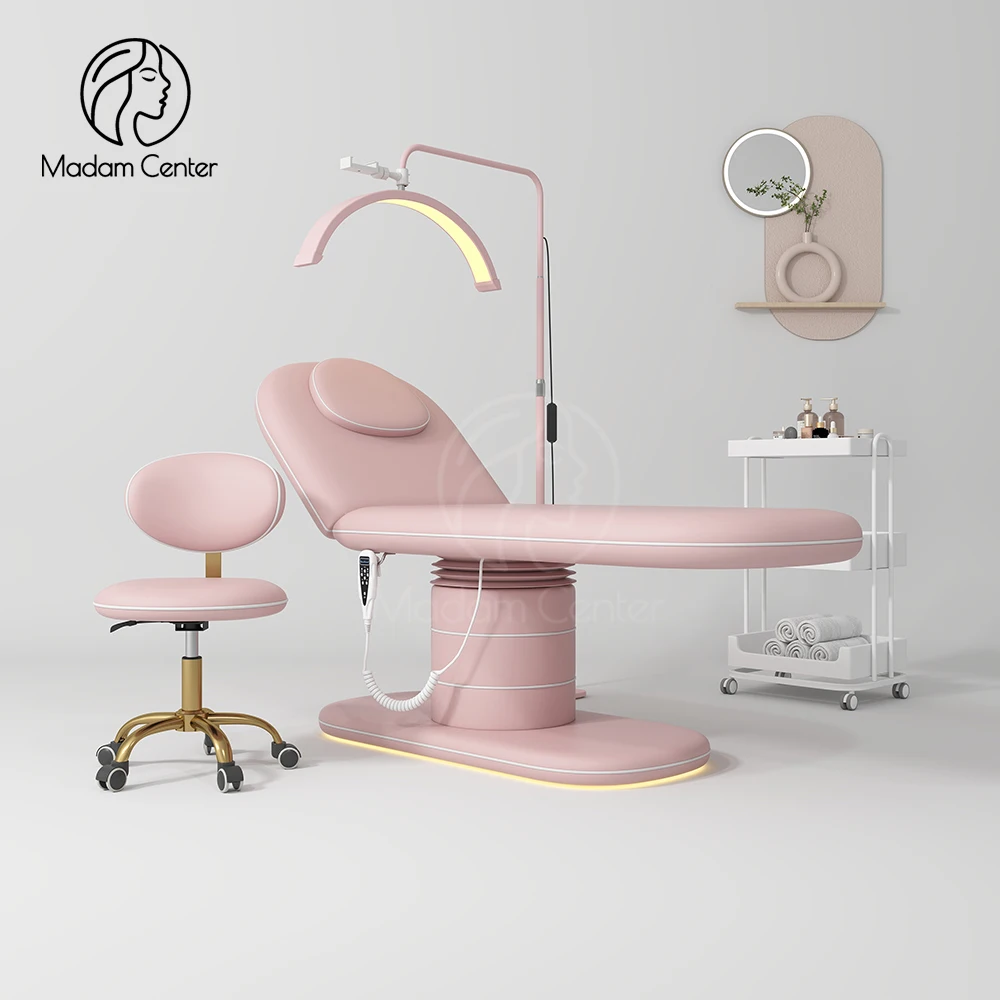Madamcenter Electric Beauty Bed with Adjustable Height & Backrest Synthetic Leather Modern Design for Commercial Spa Use
Madamcenter Electric Beauty Bed with Adjustable Height & Backrest Synthetic Leather Modern Design for Commercial Spa Use