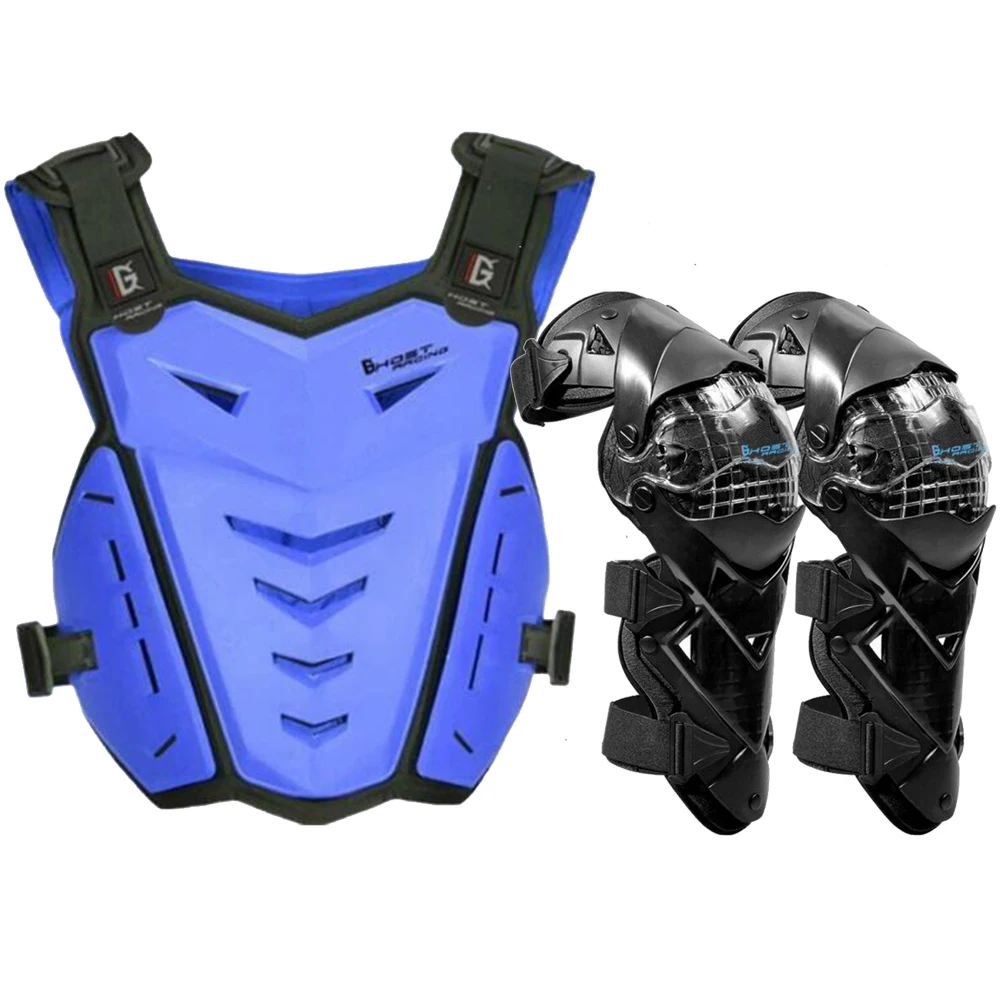 Motorcycle Jacket Body Armor Motocross Chest Back Protector Motocross Off-Road Racing Vest+Motorcycle Knee Protector
Motorcycle Jacket Body Armor Motocross Chest Back Protector Motocross Off-Road Racing Vest+Motorcycle Knee Protector