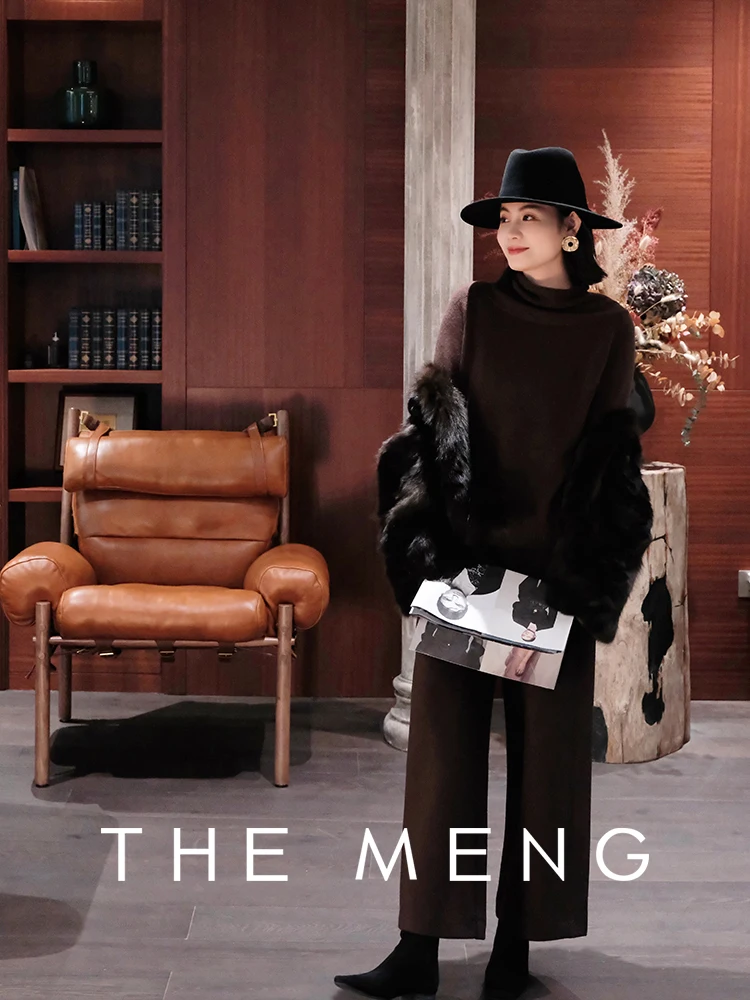 the Meng Beautiful Woolen Casual Pants Women's Faionable Winter Straight Leg Trousers Simple Sle l Waist Pants
the Meng Beautiful Woolen Casual Pants Women's Faionable Winter Straight Leg Trousers Simple Sle l Waist Pants