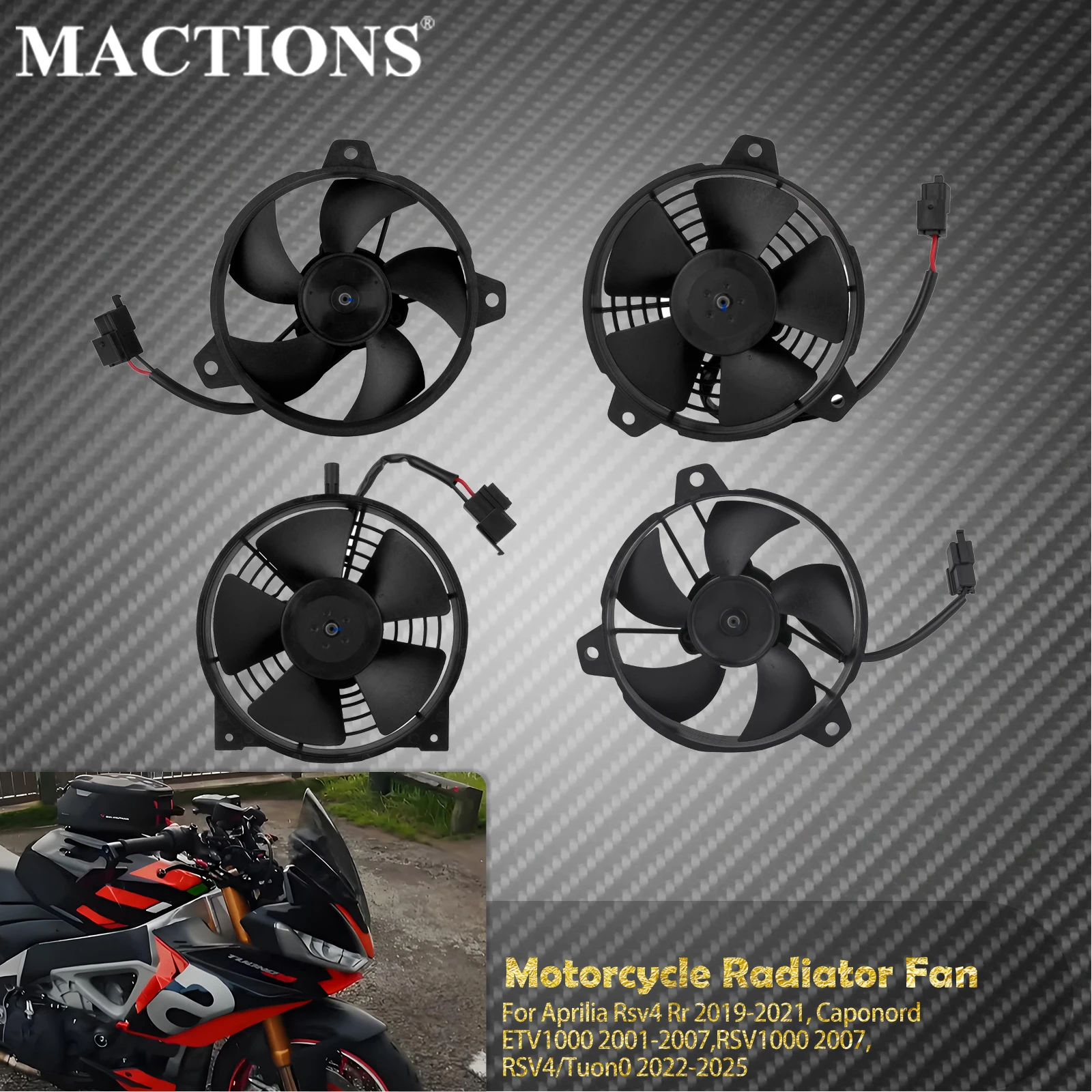 Motocycle Radiator Fan Engine Cooling Flow Cooler 1PC For Aprilia Rsv4 Rr 19-21 Caponord ETV1000 RSV1000 RSV4/Tuono 1100/Tuareg
Motocycle Radiator Fan Engine Cooling Flow Cooler 1PC For Aprilia Rsv4 Rr 19-21 Caponord ETV1000 RSV1000 RSV4/Tuono 1100/Tuareg