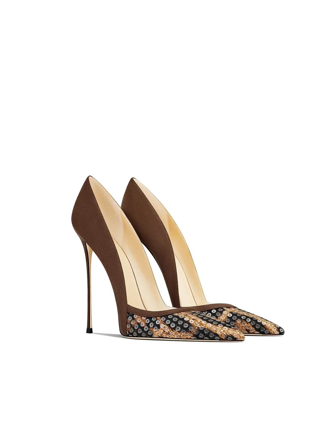 2025 Spring and Autumn Women's High Heels Brown Pointed Fine Heels Fashion Formal Women's Shoes
2025 Spring and Autumn Women's High Heels Brown Pointed Fine Heels Fashion Formal Women's Shoes