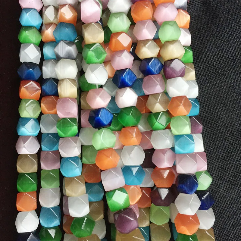 Octagon Natural Stone Pink White Moonstone Cat Eye Bead For Jewelry Making Smooth Loose Spacer Opal Diy Charm Bracelet Necklace
Octagon Natural Stone Pink White Moonstone Cat Eye Bead For Jewelry Making Smooth Loose Spacer Opal Diy Charm Bracelet Necklace