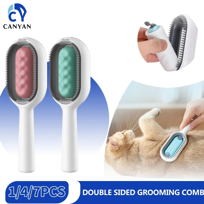 Multifunction Double Sided Hair Removal Brushes for Cat Dog Pet Grooming Comb with Wipes Kitten Brush Cat Accessories Pet Items
Multifunction Double Sided Hair Removal Brushes for Cat Dog Pet Grooming Comb with Wipes Kitten Brush Cat Accessories Pet Items