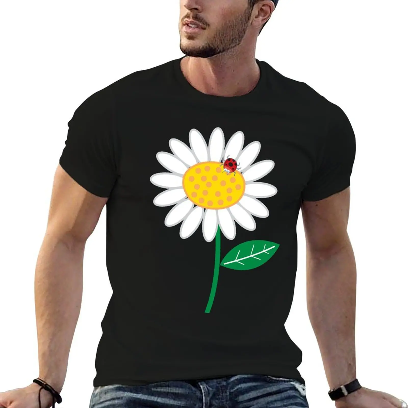 Whimsical Summer White Daisy and Red Ladybug fatfatin T-Shirt t shirt for man man t shirts cotton T-Shirt
Whimsical Summer White Daisy and Red Ladybug fatfatin T-Shirt t shirt for man man t shirts cotton T-Shirt