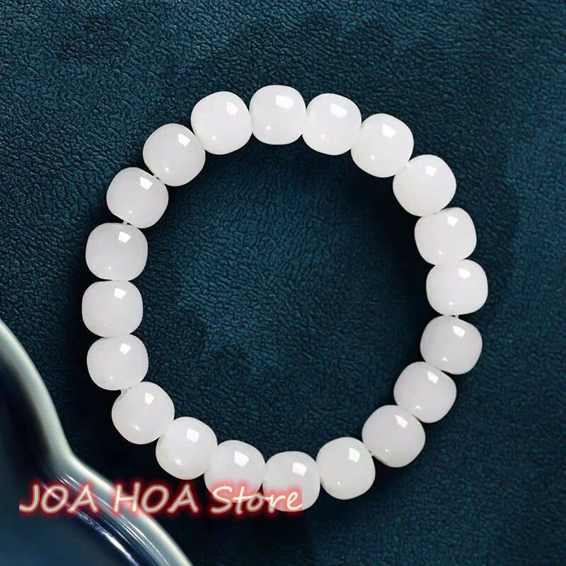 Hot Explosion White-Jade Bracelet Gold Silk Jade Round Beads Men Elegance Women Bangle Quality Handring Fine Jewelry
Hot Explosion White-Jade Bracelet Gold Silk Jade Round Beads Men Elegance Women Bangle Quality Handring Fine Jewelry
