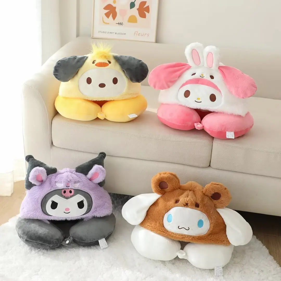 Miniso плюшевые U-образные подушки Hello Kitty Kunomi Cinnamoro, мягкие куклы, мягкая подушка для дивана-кровати для детей, подарки на день рождения, Рождество, 2025
Miniso плюшевые U-образные подушки Hello Kitty Kunomi Cinnamoro, мягкие куклы, мягкая подушка для дивана-кровати для детей, подарки на день рождения, Рождество, 2025