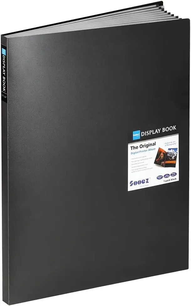 Heavy Duty Binder with Plastic Sleeves 18x24, Portfolio Folder 30 Clear Sheet Protectors Display 60 Pages, Presentation Book for
Heavy Duty Binder with Plastic Sleeves 18x24, Portfolio Folder 30 Clear Sheet Protectors Display 60 Pages, Presentation Book for