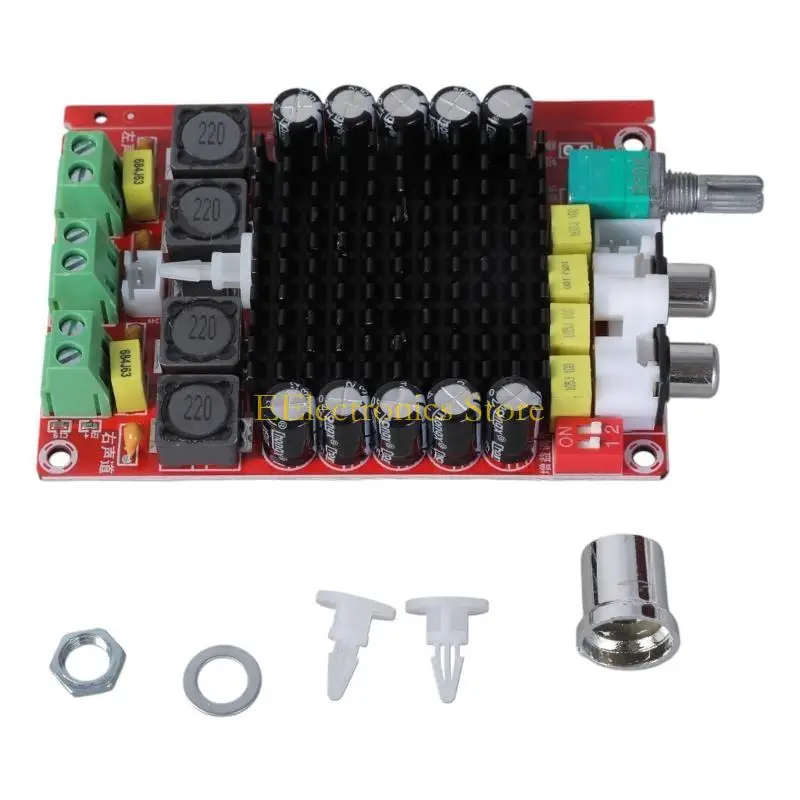 Плата цифрового усилителя мощности B03C 100 Вт + 100 Вт класса D TDA7498 для систем домашнего кинотеатра и слуховых проектов
Плата цифрового усилителя мощности B03C 100 Вт + 100 Вт класса D TDA7498 для систем домашнего кинотеатра и слуховых проектов