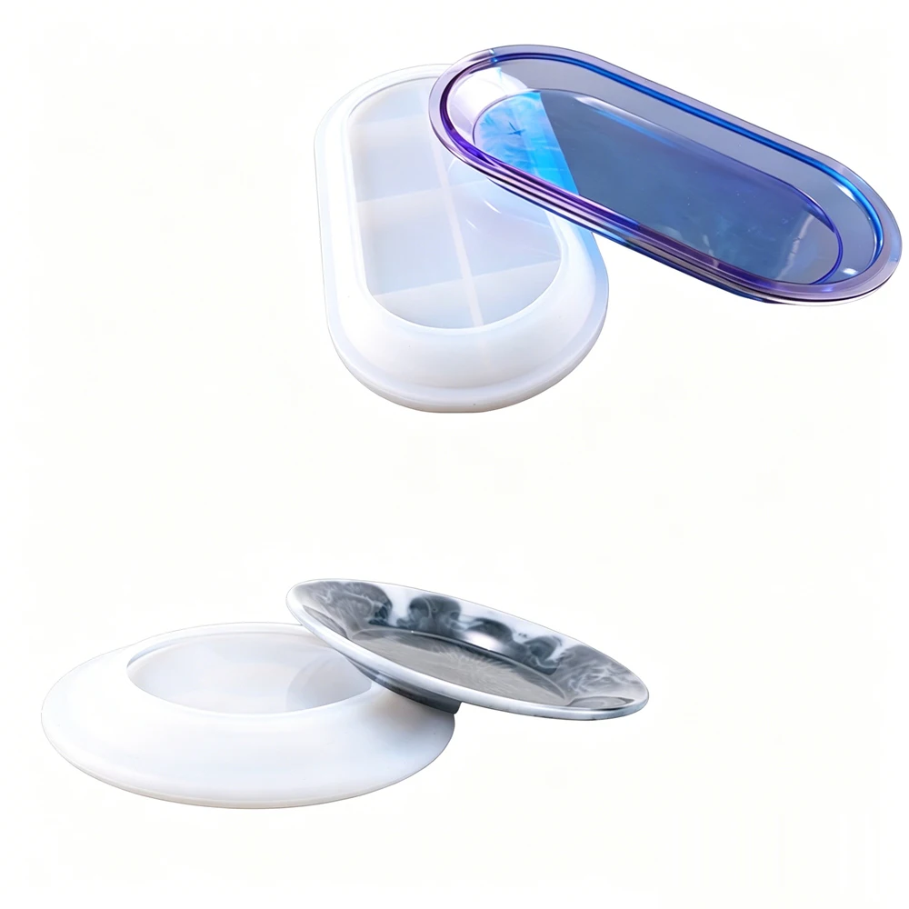Silicone Mold for Resin DIY Jewelry Making - round Plate Oval Flat Dish Tray UV Epoxy Resin Mould Art Supplies Jewelry Tools
Silicone Mold for Resin DIY Jewelry Making - round Plate Oval Flat Dish Tray UV Epoxy Resin Mould Art Supplies Jewelry Tools