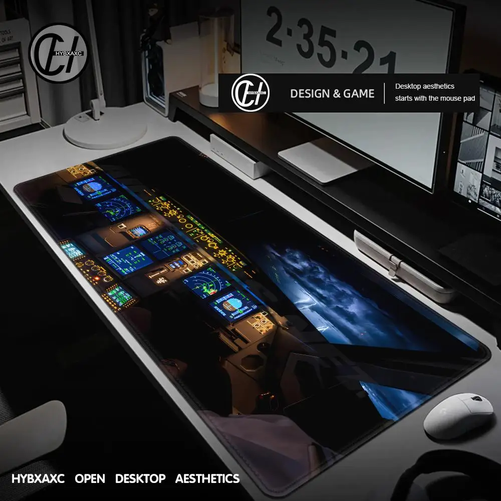 Aircraft Flight Instrument Game Rubber Black Art Mouse Pad Non-slip Office Decoration Pilot Computer Desk Pad With Lock Edge
Aircraft Flight Instrument Game Rubber Black Art Mouse Pad Non-slip Office Decoration Pilot Computer Desk Pad With Lock Edge