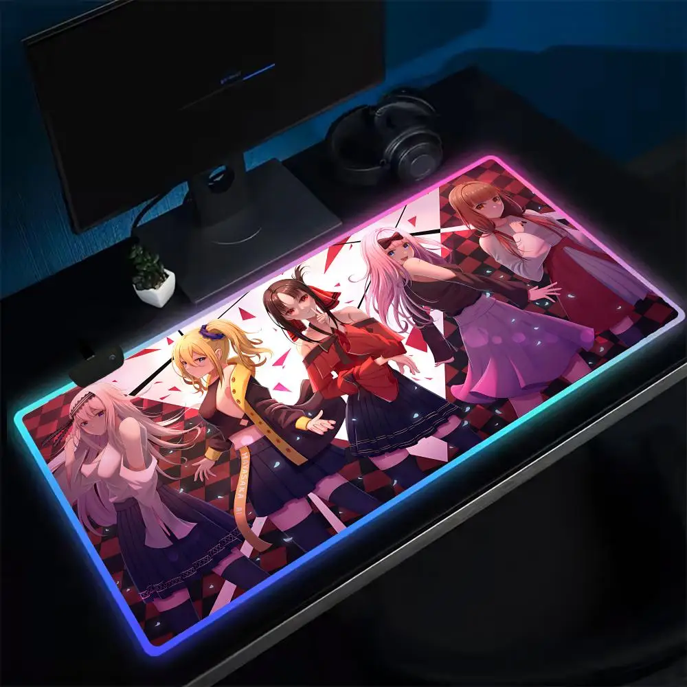 Kaguya-sama Mouse Pad Anime Gaming Mouse Pad LED Table Pads Backlit Rubber Desktop XXL RGB Desk Mats
Kaguya-sama Mouse Pad Anime Gaming Mouse Pad LED Table Pads Backlit Rubber Desktop XXL RGB Desk Mats