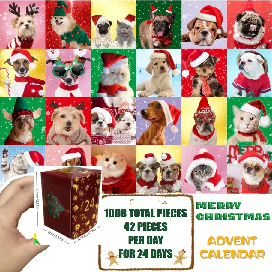 1008 Pieces Christmas Advent Countdown Calendar 2026 Jigsaw Puzzle Animals Celebrate Christma m Decoration
1008 Pieces Christmas Advent Countdown Calendar 2026 Jigsaw Puzzle Animals Celebrate Christma m Decoration