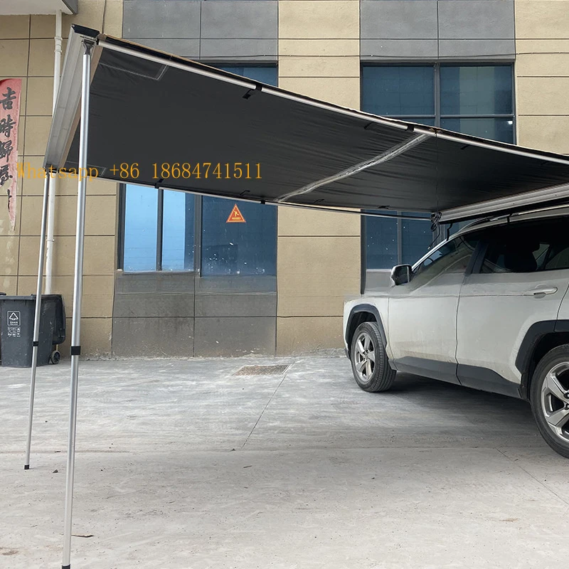 Factory Direct Black Coating Car Side Awning Waterproof Shade Canopy Outdoor Self-driving Camping Car Tent
Factory Direct Black Coating Car Side Awning Waterproof Shade Canopy Outdoor Self-driving Camping Car Tent