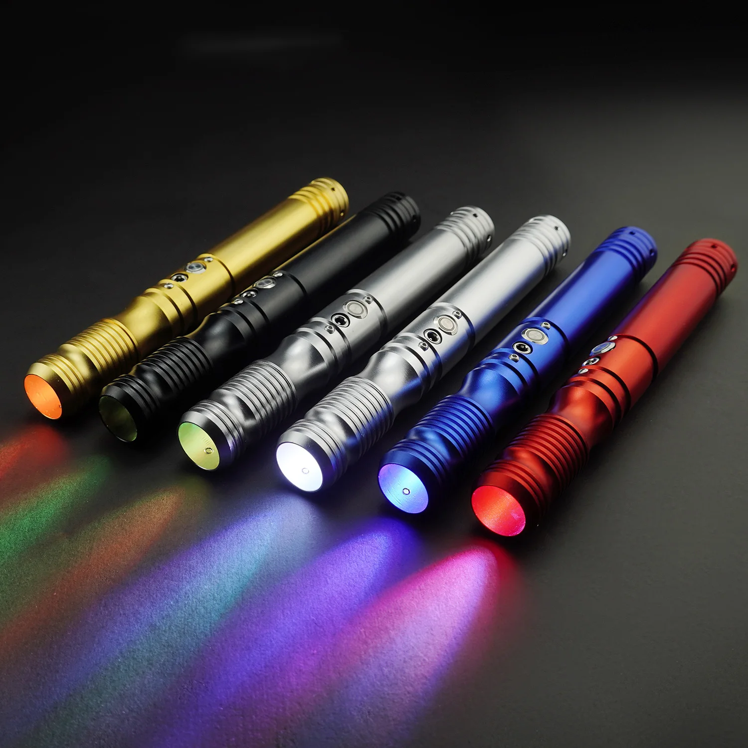 THY SABER Metal hilt Heavy Dueling 12 Color Change Volume Adjustment Force FOC Blaster Swords Toys
THY SABER Metal hilt Heavy Dueling 12 Color Change Volume Adjustment Force FOC Blaster Swords Toys
