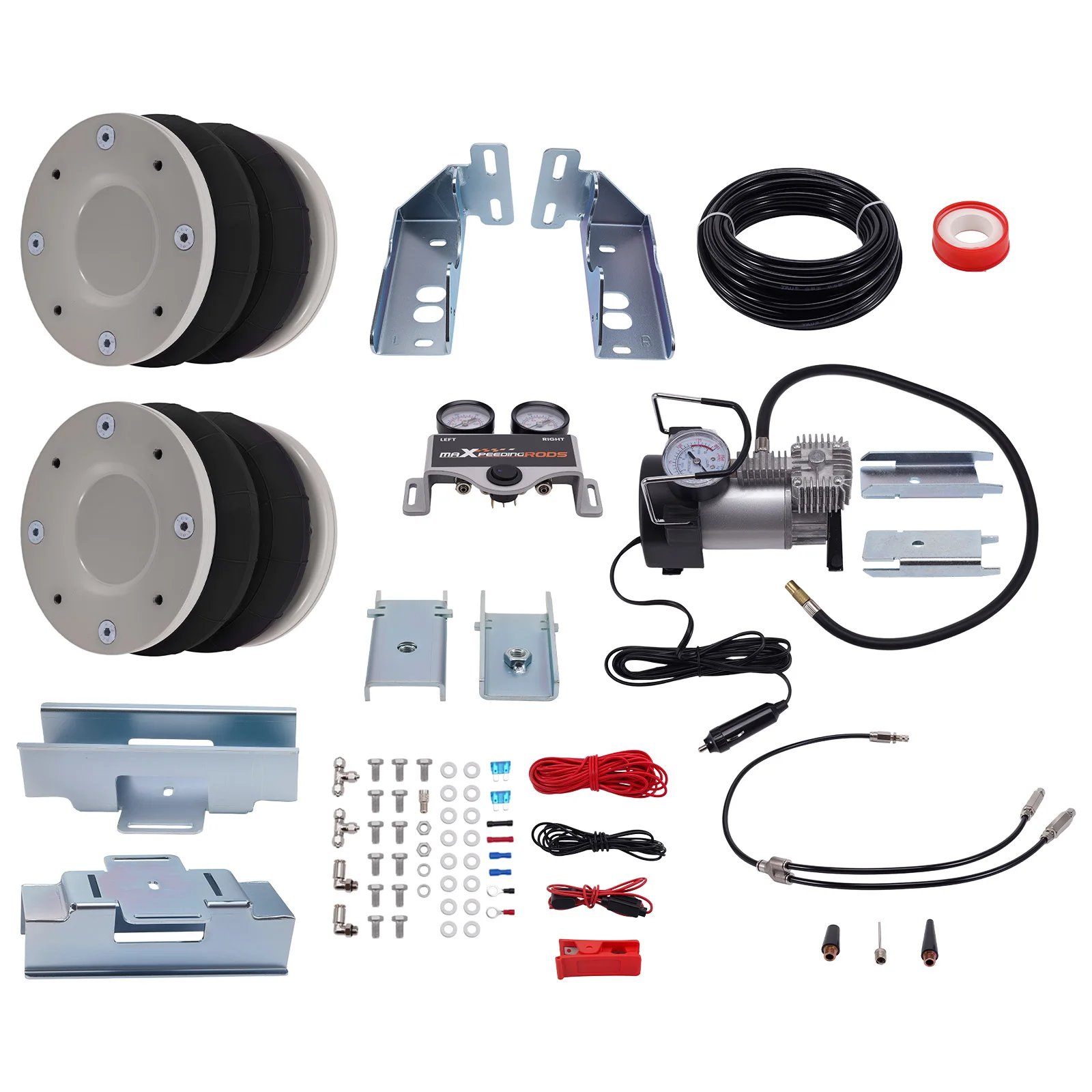 Rear Air Spring Bag Dual Gauge Kit for Mercedes-Benz Sprinter 2006-2020 RWD FWD
Rear Air Spring Bag Dual Gauge Kit for Mercedes-Benz Sprinter 2006-2020 RWD FWD