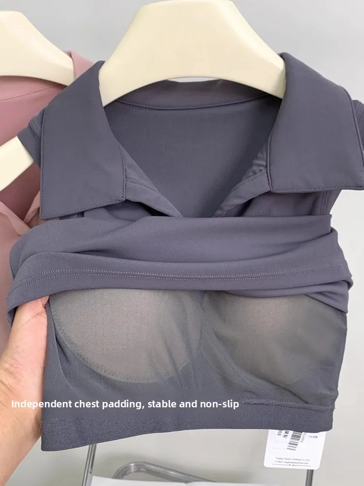 Спортивная одежда Supdorx: топ для бега с воротником, жилет для йоги с фиксированными вставками для груди, коллекция осень 2024 для женщин
Спортивная одежда Supdorx: топ для бега с воротником, жилет для йоги с фиксированными вставками для груди, коллекция осень 2024 для женщин