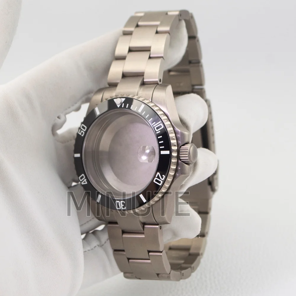 40mm Titanium NH35 Case Strap Sapphire Crystal 10Bar Waterproof For SUB GMT Yacht Diving Case NH34/NH35/NH36 ETA2824 Movement
40mm Titanium NH35 Case Strap Sapphire Crystal 10Bar Waterproof For SUB GMT Yacht Diving Case NH34/NH35/NH36 ETA2824 Movement