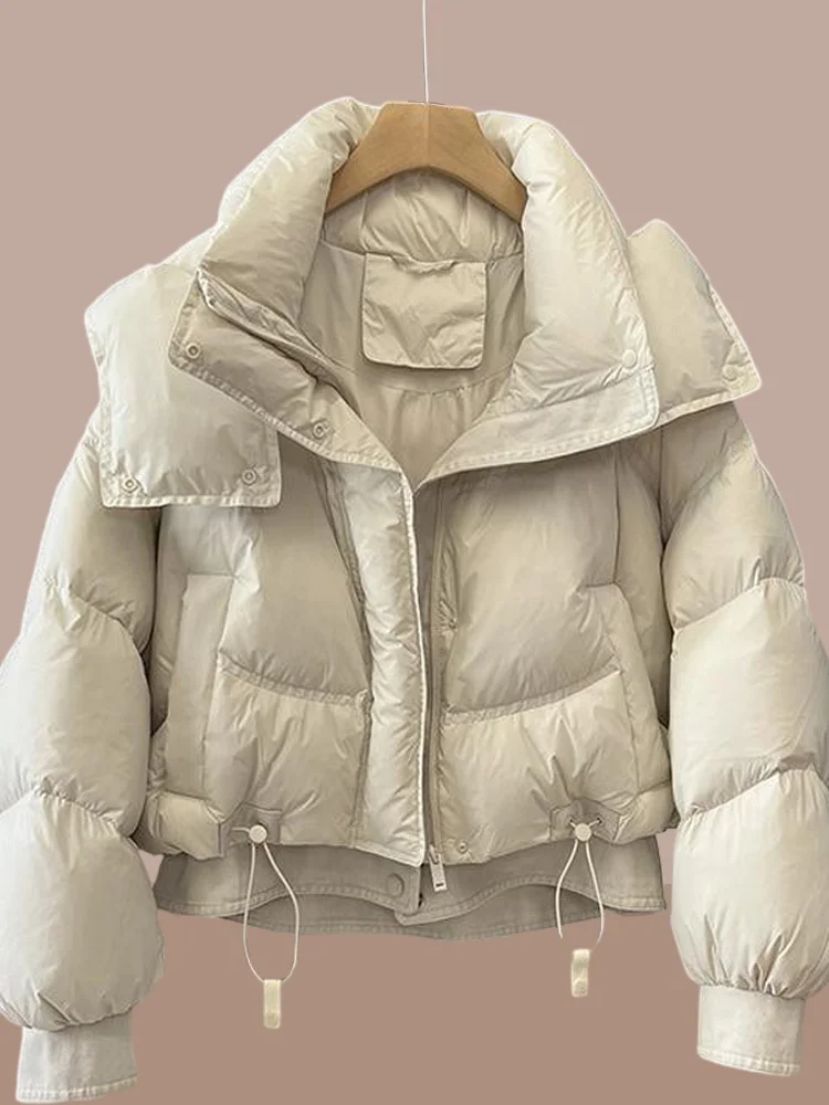 Women's ort down Cotton Jaet Winter Outerwear Loose Fit Thiened Sli Korean Version Coat Zipper Closure Hooded
Women's ort down Cotton Jaet Winter Outerwear Loose Fit Thiened Sli Korean Version Coat Zipper Closure Hooded