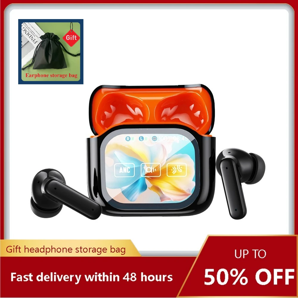 Wireless Headphones Headset Gamer Bluetooth Earphones LCD Color Screen ANC Noise Cancelling Headphones Sports Wireless
Wireless Headphones Headset Gamer Bluetooth Earphones LCD Color Screen ANC Noise Cancelling Headphones Sports Wireless
