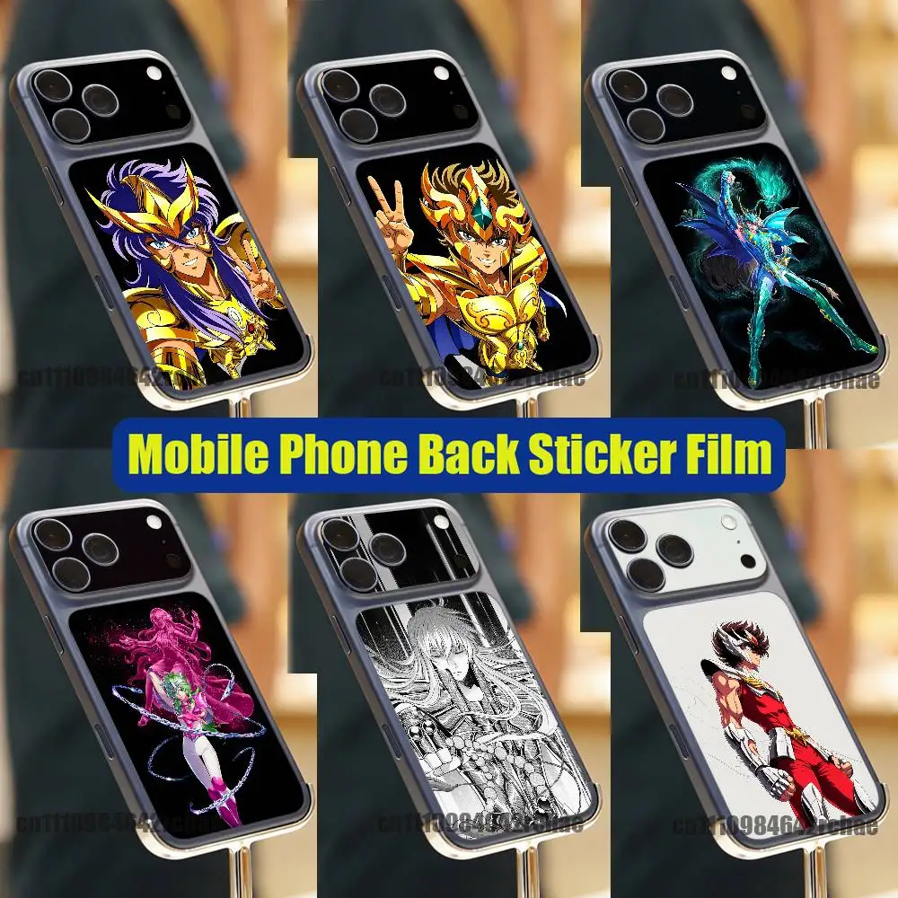 For S-Saint Seiya Knights Zodiac Phone Back Film Sticker iPhone 17 Pro Max Decal Skin Wrap DIY Custom Films Stickers Cover
For S-Saint Seiya Knights Zodiac Phone Back Film Sticker iPhone 17 Pro Max Decal Skin Wrap DIY Custom Films Stickers Cover