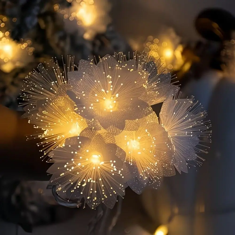 Battery Powered LED Fiber Optic Flower String Lights Indoor Bedroom Wedding Party Festival Atmosphere Decorative Fairy Lights
Battery Powered LED Fiber Optic Flower String Lights Indoor Bedroom Wedding Party Festival Atmosphere Decorative Fairy Lights