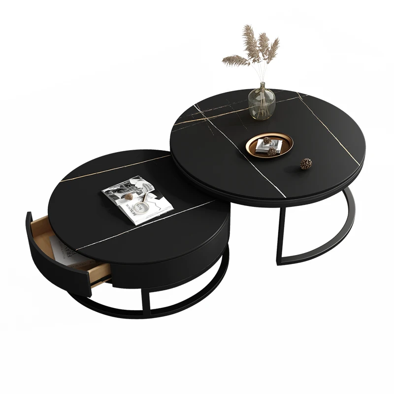 Nordic Luxury Round Coffee Table For Living Room Modern Marble Coffee Table with drawer
Nordic Luxury Round Coffee Table For Living Room Modern Marble Coffee Table with drawer