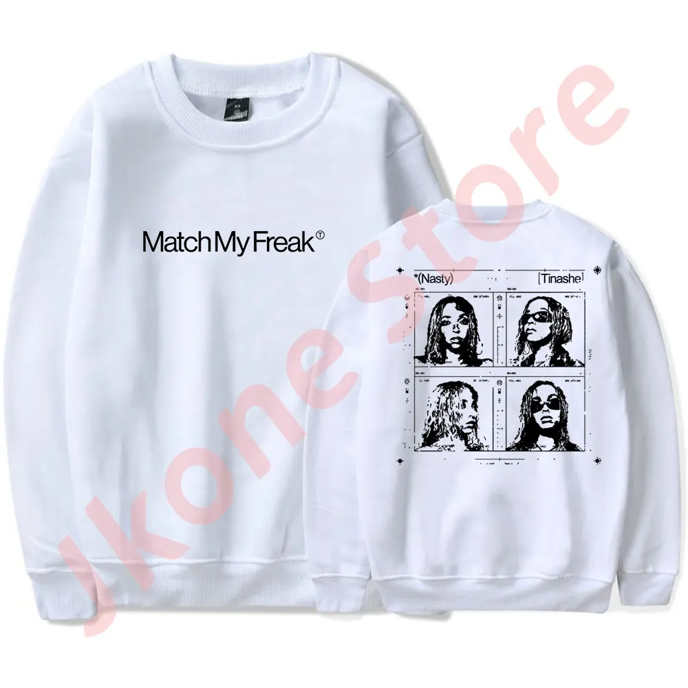 Tinashe Match My Freak Logo Merch Crewneck Sweatshirts Winter Women Men Fashion HipHop Streetwear Top
Tinashe Match My Freak Logo Merch Crewneck Sweatshirts Winter Women Men Fashion HipHop Streetwear Top