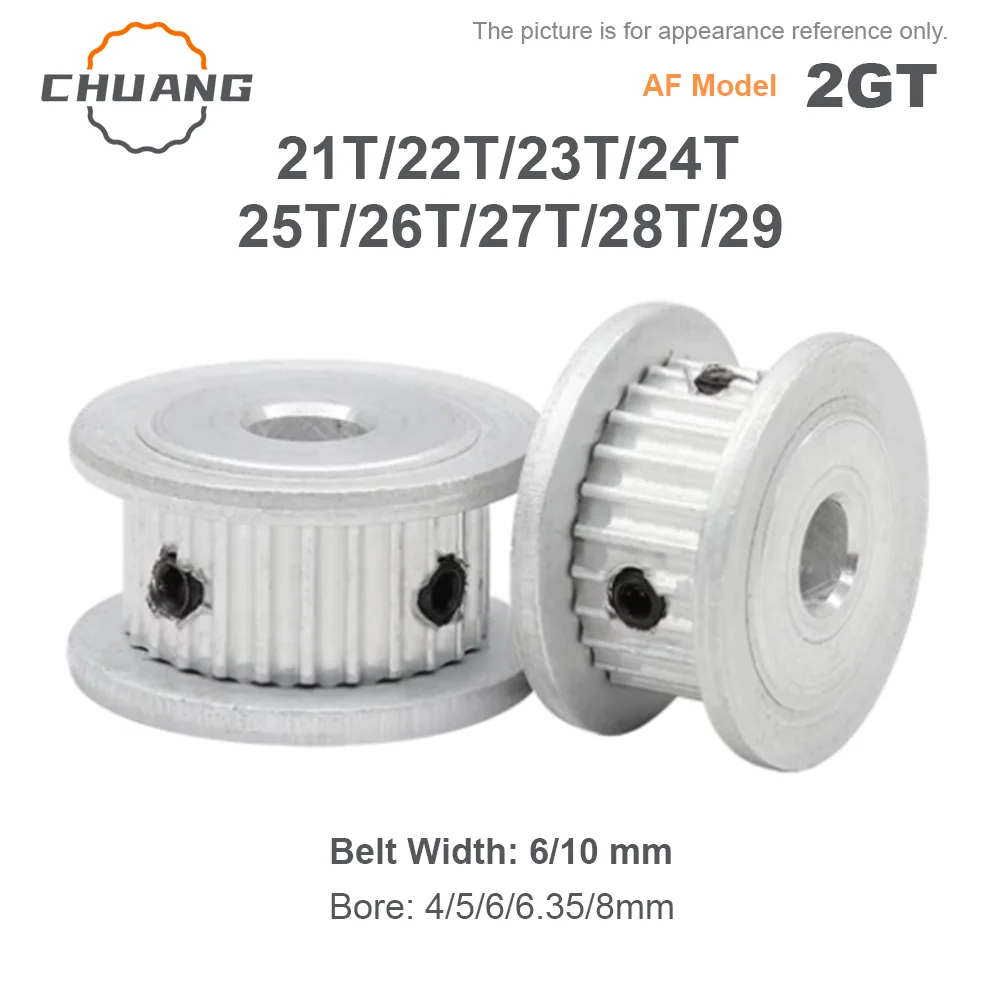 2GT Timing Pulley GT2 21T 22T 23T 24T 25T 26T 27T 28T 29T Pulley 2M Synchronous Wheel for 3D Printer Pulley 2MGT Belt Pulley
2GT Timing Pulley GT2 21T 22T 23T 24T 25T 26T 27T 28T 29T Pulley 2M Synchronous Wheel for 3D Printer Pulley 2MGT Belt Pulley