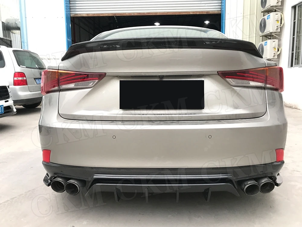 Carbon Fiber Rear Bumper Lip Diffuser Protector With Splitter For LEXUS IS300 IS350 IS F Sport Sedan 4 Door 2017 2018 2019
Carbon Fiber Rear Bumper Lip Diffuser Protector With Splitter For LEXUS IS300 IS350 IS F Sport Sedan 4 Door 2017 2018 2019