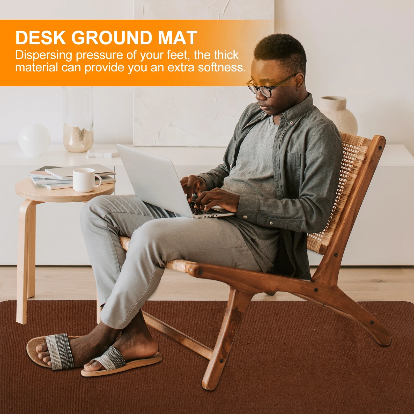 Office Chair Mat Desk Ground Protector for Hardwood Floors Black Computer Cushion Non Slip Thick Chair Floor Mat
Office Chair Mat Desk Ground Protector for Hardwood Floors Black Computer Cushion Non Slip Thick Chair Floor Mat