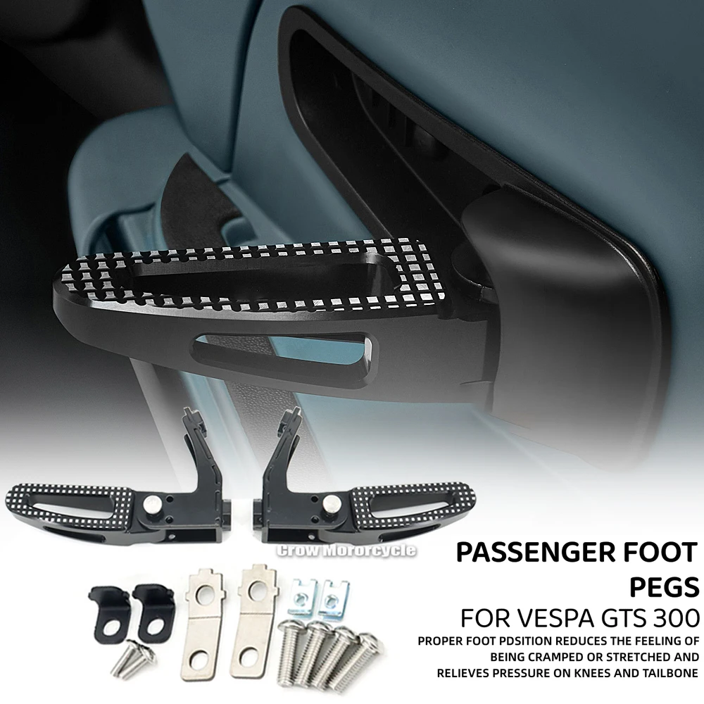New Motorcycle For Vespa GTS 300 GTS300 gts300 gts 300 2021 2022 aluminum+ABS Footrest Rear Passenger Footpegs Mount Black Pedal
New Motorcycle For Vespa GTS 300 GTS300 gts300 gts 300 2021 2022 aluminum+ABS Footrest Rear Passenger Footpegs Mount Black Pedal