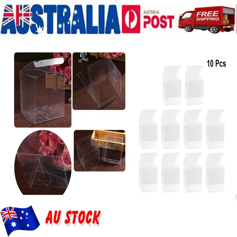10 Pcs Pvc Box Transparent Candy Boxes Wedding Favor Gift with Clear Lids Container Birthday Party Favors for Garden
10 Pcs Pvc Box Transparent Candy Boxes Wedding Favor Gift with Clear Lids Container Birthday Party Favors for Garden