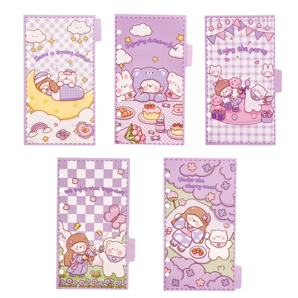 5pcs Rabit A6 Loose Leaf Refill Paper Cartoon 6-hole Inner Refill Spiral Binder Paper Files Reports Binder Category Page Tab
5pcs Rabit A6 Loose Leaf Refill Paper Cartoon 6-hole Inner Refill Spiral Binder Paper Files Reports Binder Category Page Tab