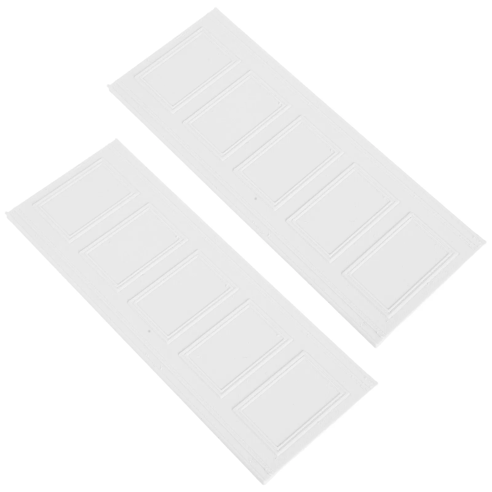 2Pcs Miniature Dollhouse Wainscoting Panels White Decorative Wall Trim Skirting Boards for 1:12 Scale Tiny House Elegant
2Pcs Miniature Dollhouse Wainscoting Panels White Decorative Wall Trim Skirting Boards for 1:12 Scale Tiny House Elegant