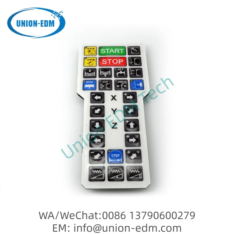 500059797 Remote Control Membrane Keypad Charmilles supplies EDM accessories EDM consumables EDM spare parts EDM wear parts
500059797 Remote Control Membrane Keypad Charmilles supplies EDM accessories EDM consumables EDM spare parts EDM wear parts