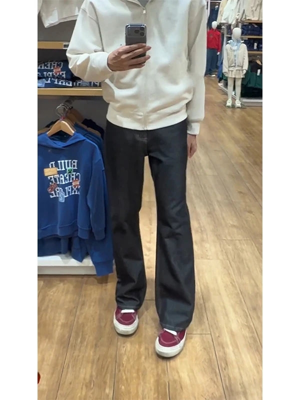 Черные джинсы-клеш Slim Fit Original Denim для мужчин, американский стиль, прямые брюки, широкие штанины, джинсы-клеш с эффектом потертости
Черные джинсы-клеш Slim Fit Original Denim для мужчин, американский стиль, прямые брюки, широкие штанины, джинсы-клеш с эффектом потертости